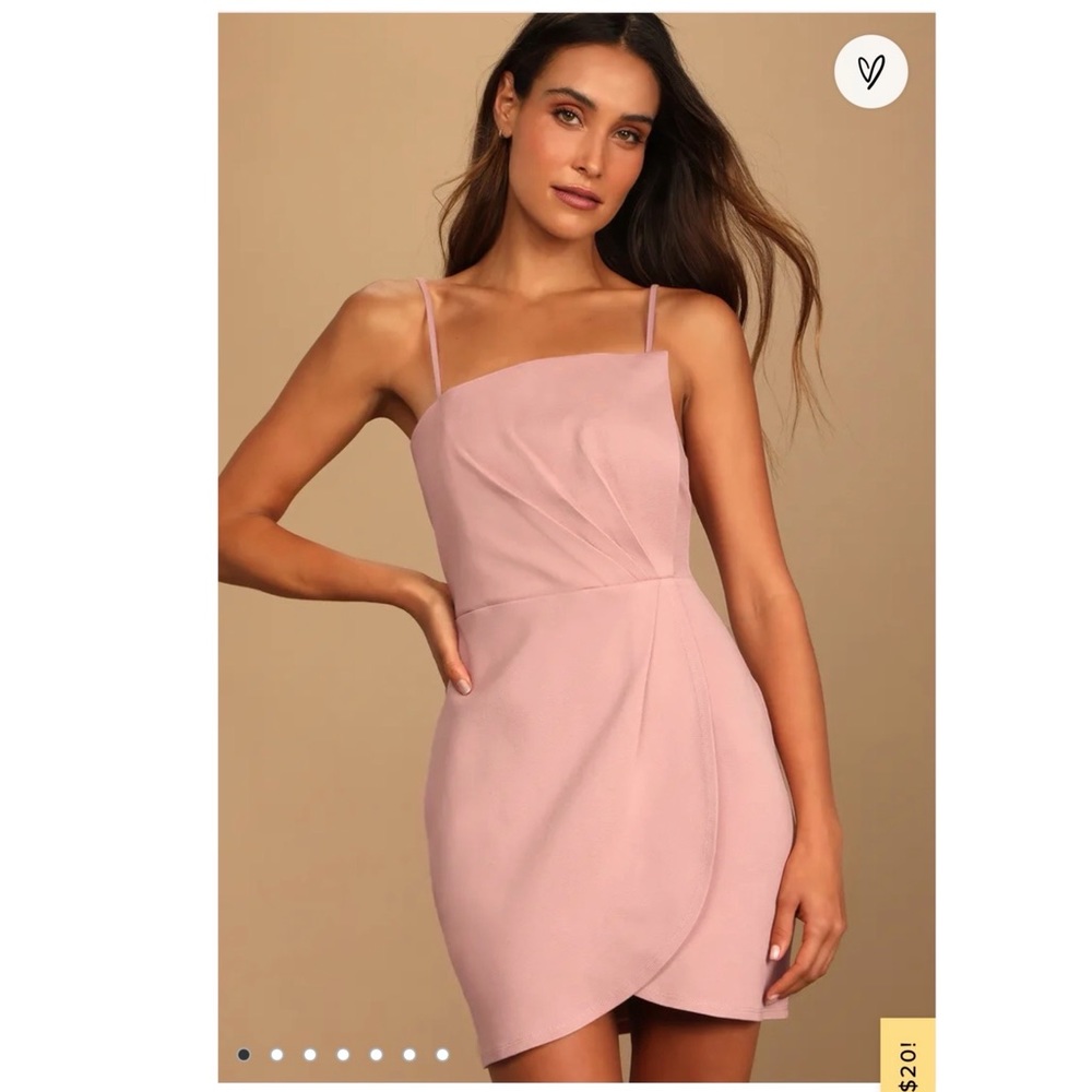 Lulu’s “Drinks On Me” Mauve Pink Dress